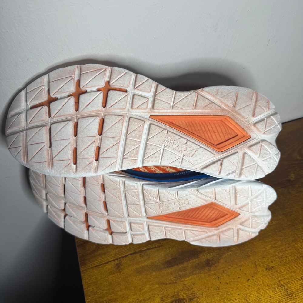 Hoka Mach 5 Running Shoes Mens Size 10.5 D Peach Blue 1127893 - Picture 5 of 7